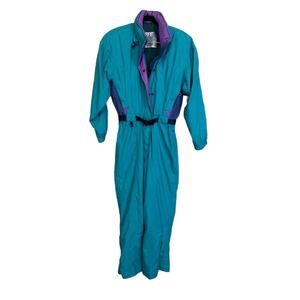 VTG Roffe One Piece Ski Suit Teal 6P